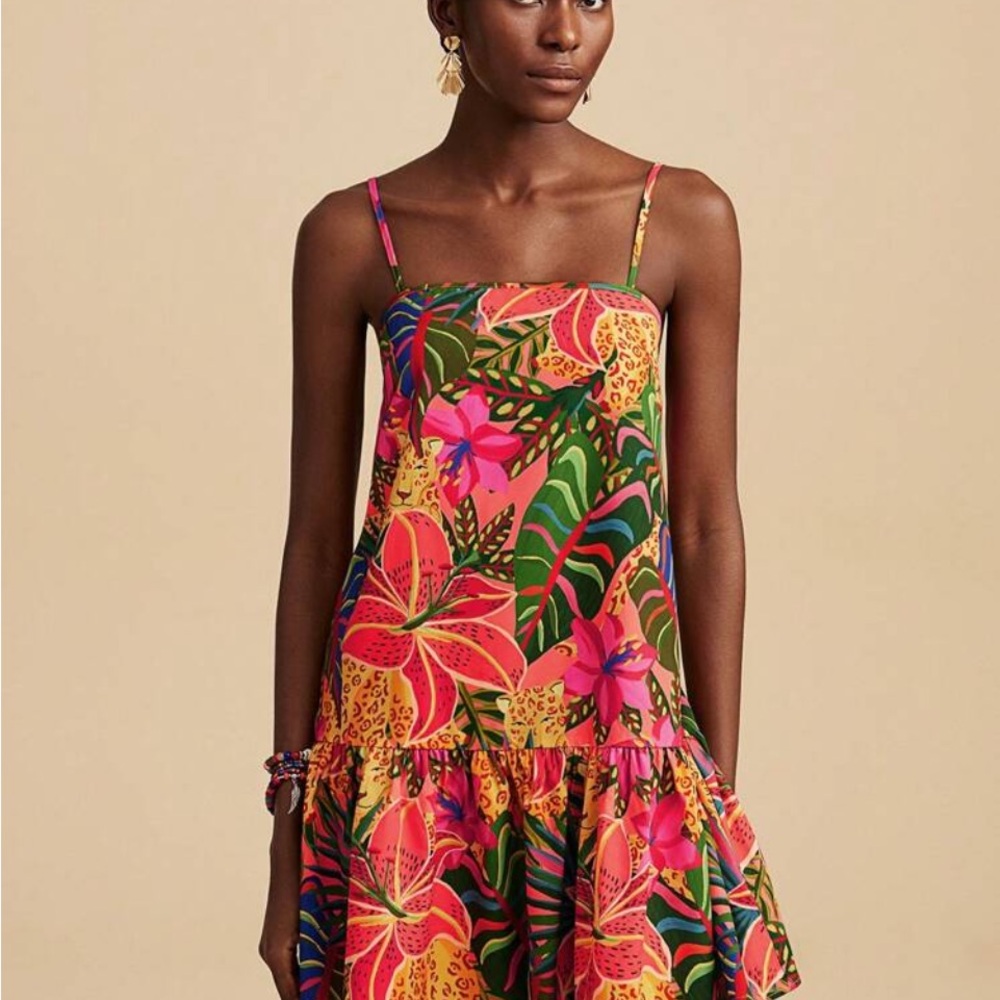 🌙SHEIN Vibrant Floral Spaghetti Strap Dress🌙